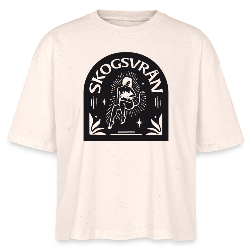 Skogsvrån T-shirt ✦ Naturvit ✦ Dam - mjukt ecru