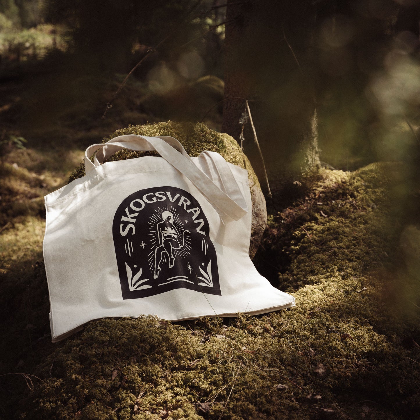 Tygväska ✦ Svart Print