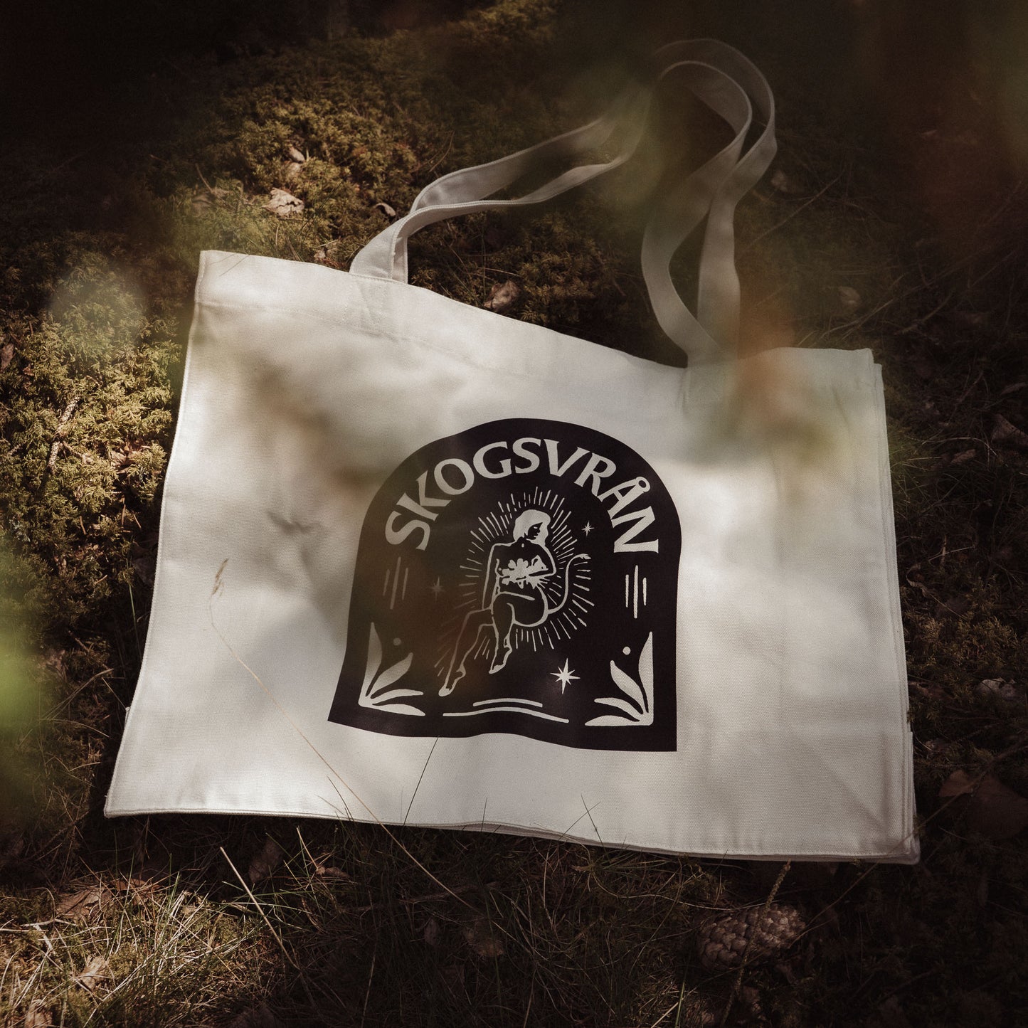 Tygväska ✦ Svart Print
