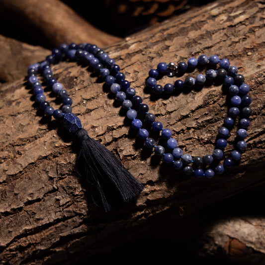 Sodalit & Lapis Lazuli ✦ Halsband ✦ Mala
