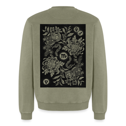 Skorpionen ✦ Stjärnvisaren 2027 ✦ Sweatshirt - grön syratvättad