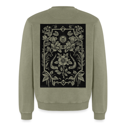 Oxen ✦ Stjärnvisaren 2027 ✦ Sweatshirt - grön syratvättad