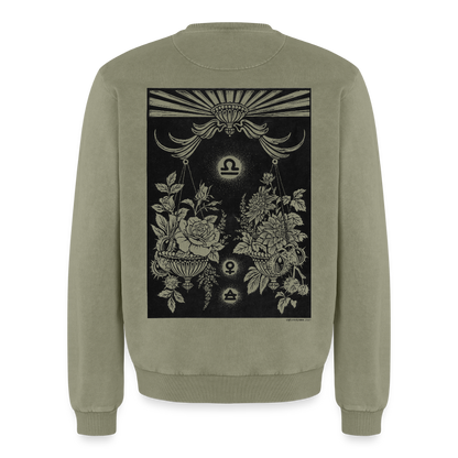 Vågen ✦ Stjärnvisaren 2027 ✦ Sweatshirt - grön syratvättad