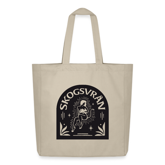 Tygväska Skogsvrån ✦ Återvunnet material - krämbeige
