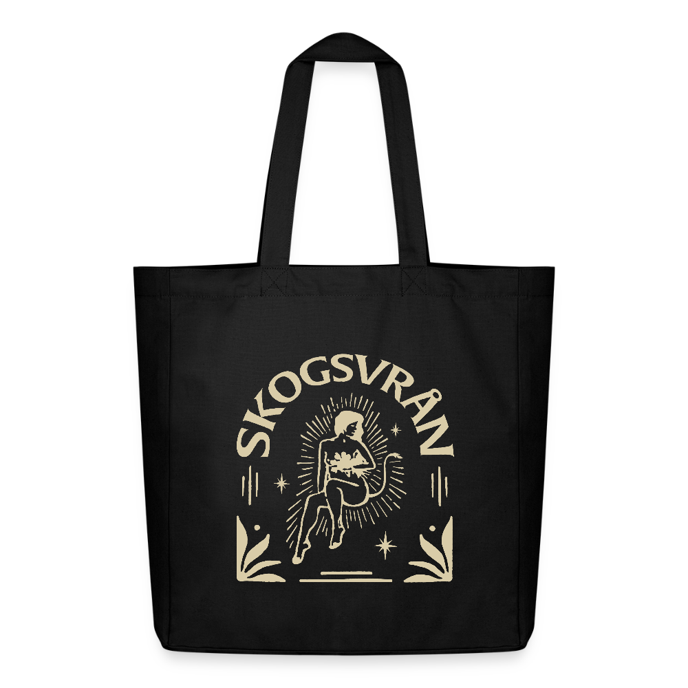 Tygväska Skogsvrån ✦ Återvunnet material - svart