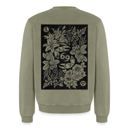 Kräftan ✦ Stjärnvisaren 2027 ✦ Sweatshirt - grön syratvättad