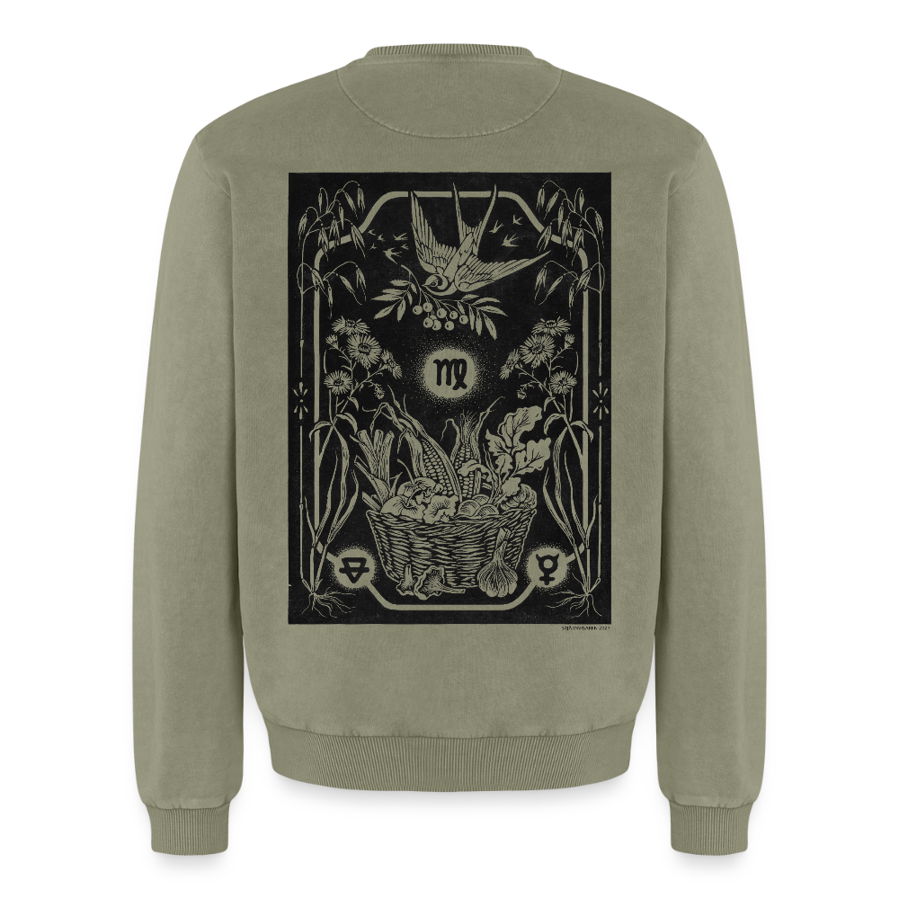 Jungfrun ✦ Stjärnvisaren 2027 ✦ Sweatshirt - grön syratvättad