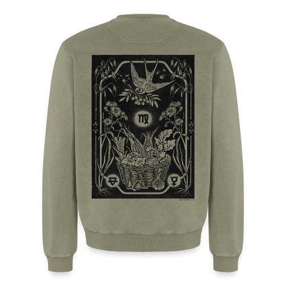 Jungfrun ✦ Stjärnvisaren 2027 ✦ Sweatshirt - grön syratvättad