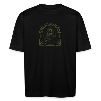 T-shirt ✦ Skogsvrån Print - svart