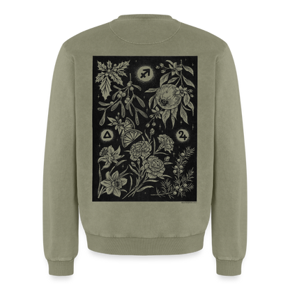 Skytten ✦ Stjärnvisaren 2027 ✦ Sweatshirt - grön syratvättad