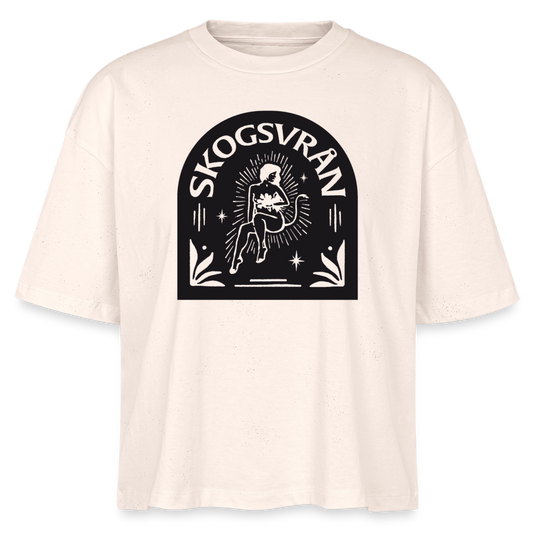 Skogsvrån T-shirt ✦ Naturvit ✦ Dam - mjukt ecru