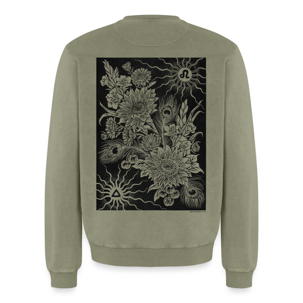 Lejonet ✦ Stjärnvisaren 2027 ✦ Sweatshirt - grön syratvättad