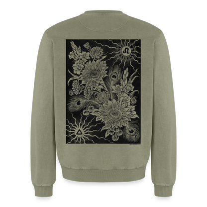 Lejonet ✦ Stjärnvisaren 2027 ✦ Sweatshirt - grön syratvättad