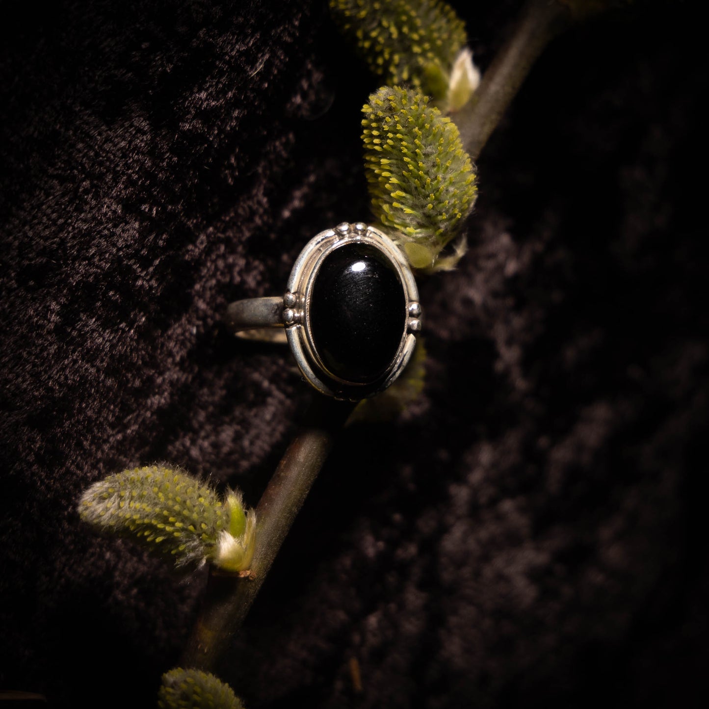 Onyx ✦ Oval ✦ Ring ✦ Äkta Silver