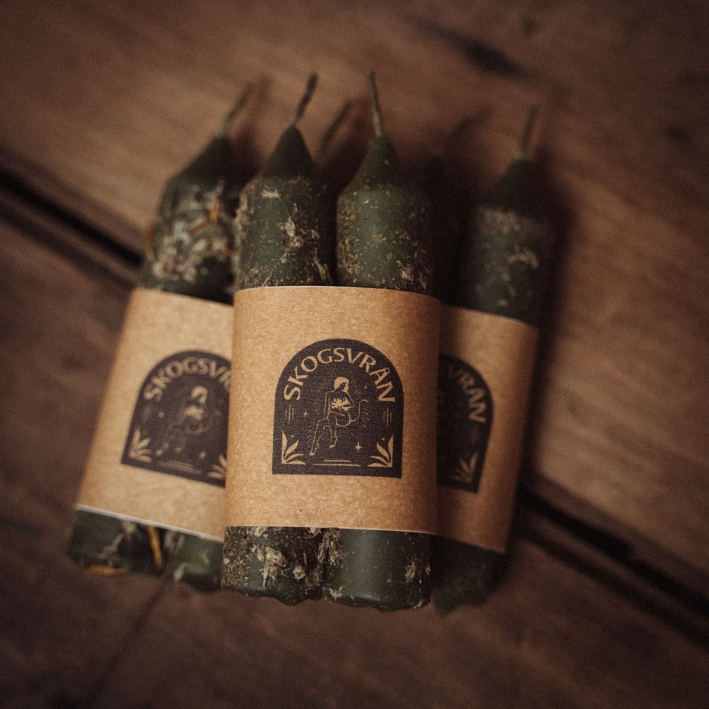 Ritualljus ✦ Bivax ✦ Gråbo & Ringblomma