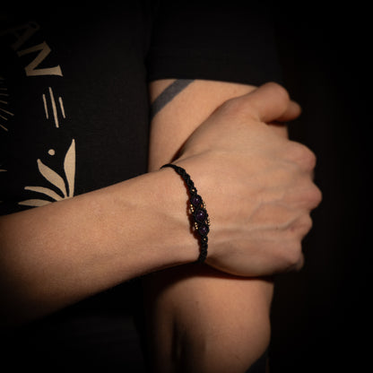 Armband Makramé ✦ Ametist