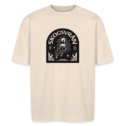 Oversize T-shirt ✦ Svart Print - naturvit