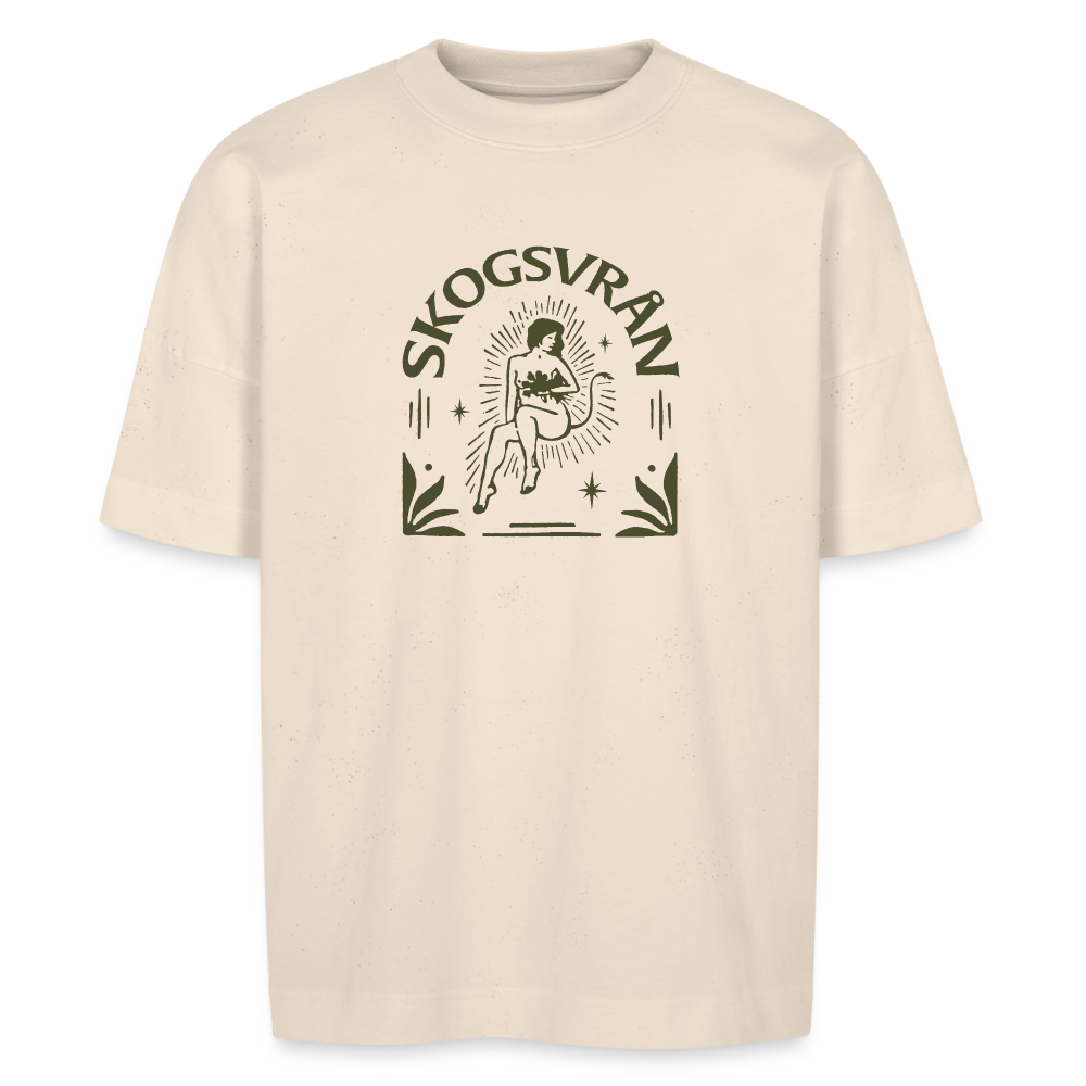T-shirt ✦ Skogsvrån Print - naturvit