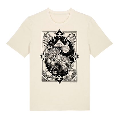 Fiskarna ✦ Stjärnvisaren 2026 ✦ B&W Artist Series T-shirt