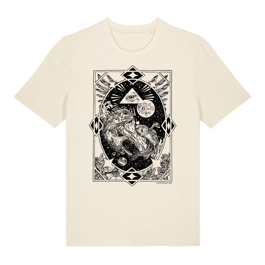 Fiskarna ✦ Stjärnvisaren 2026 ✦ B&W Artist Series T-shirt