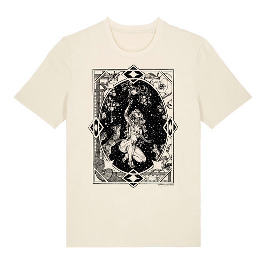 Jungfrun ✦ Stjärnvisaren 2026 ✦ B&W Artist Series T-shirt
