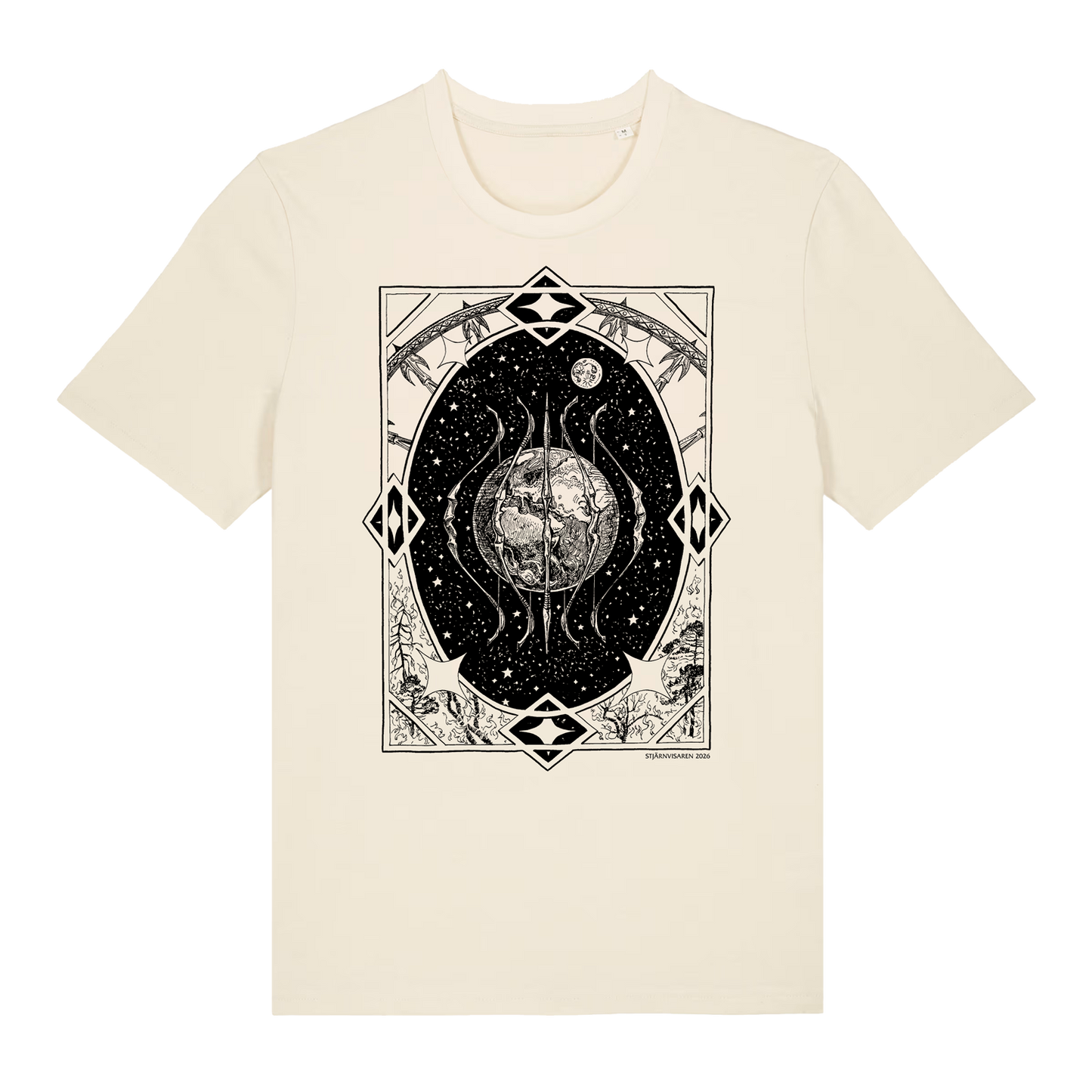 Skytten ✦ Stjärnvisaren 2026 ✦ B&W Artist Series T-shirt