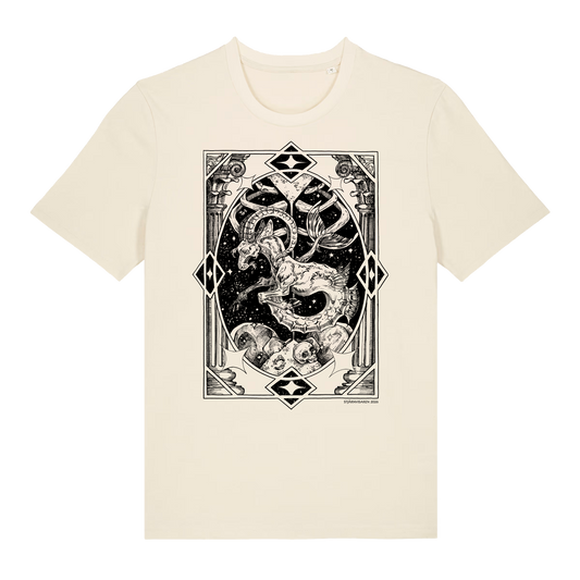 Stenbocken ✦ Stjärnvisaren 2026 ✦ B&W Artist Series T-shirt