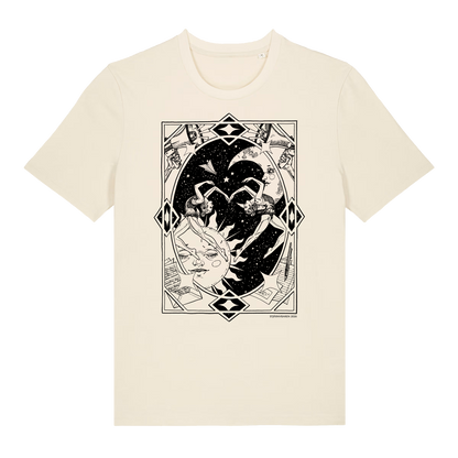 Tvillingarna ✦ Stjärnvisaren 2026 ✦ B&W Artist Series T-shirt